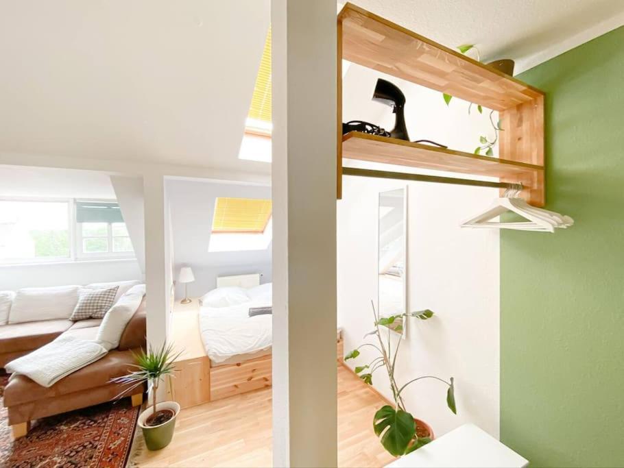 Schoene Ferienwohnung Mit Blick Ueber Stadtwald لبسيا المظهر الخارجي الصورة