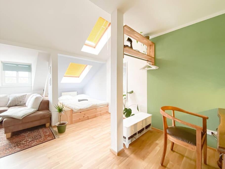 Schoene Ferienwohnung Mit Blick Ueber Stadtwald لبسيا المظهر الخارجي الصورة
