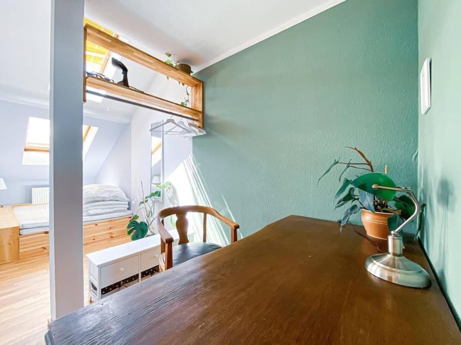 Schoene Ferienwohnung Mit Blick Ueber Stadtwald لبسيا المظهر الخارجي الصورة